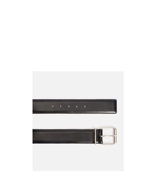 AMI White Square Buckle Belt for men