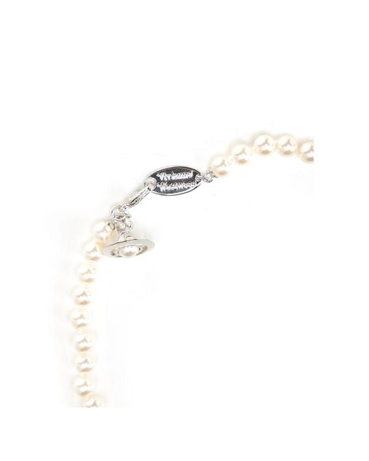 Vivienne Westwood White Simonetta Necklace