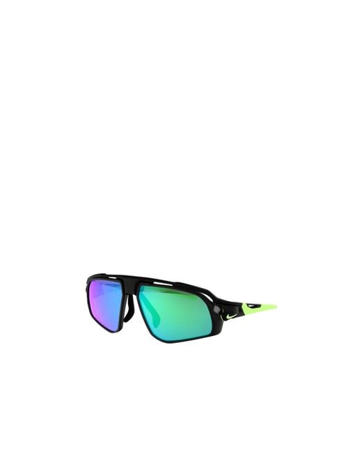 Nike Green Flyfree M Square Frame Sunglasses for men
