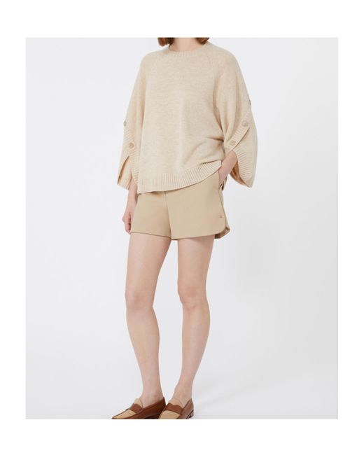 Max Mara Natural Ampex Crewneck Knitted Jumper