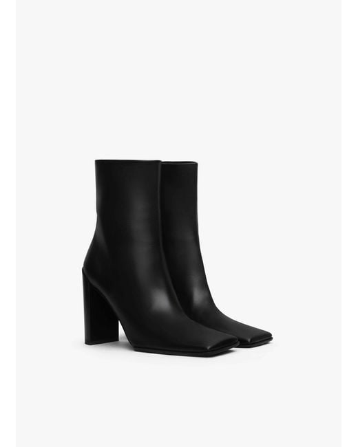 Alaïa Black Alaïa Block Heel Square-Toe Boots