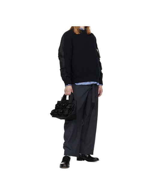 Sacai Blue Sponge Pullover for men