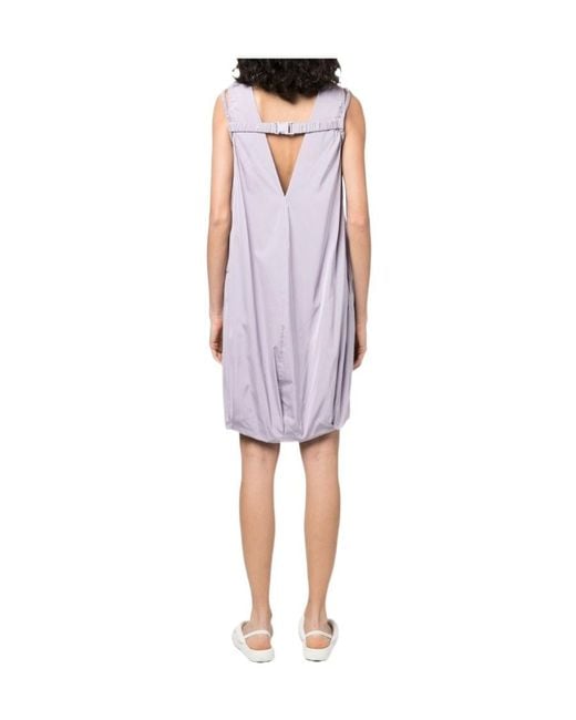 Sportmax Purple V-Back Shift Dress