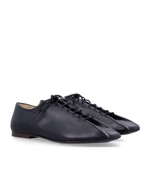 Lemaire Blue Souris Flat Nappa Derbies