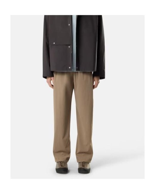Stone Island Natural Elasticated-Waistband Technical Trousers for men