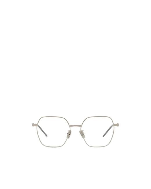 Givenchy White Eyewear Square Frame Glasses