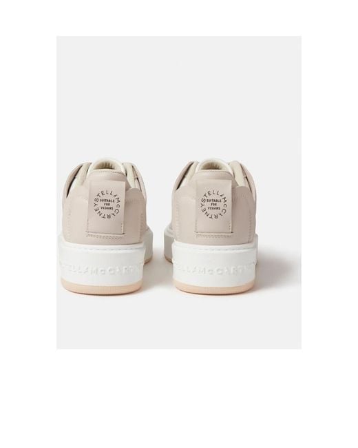 Stella McCartney White S-Wave 1 Lace-Up Sneakers