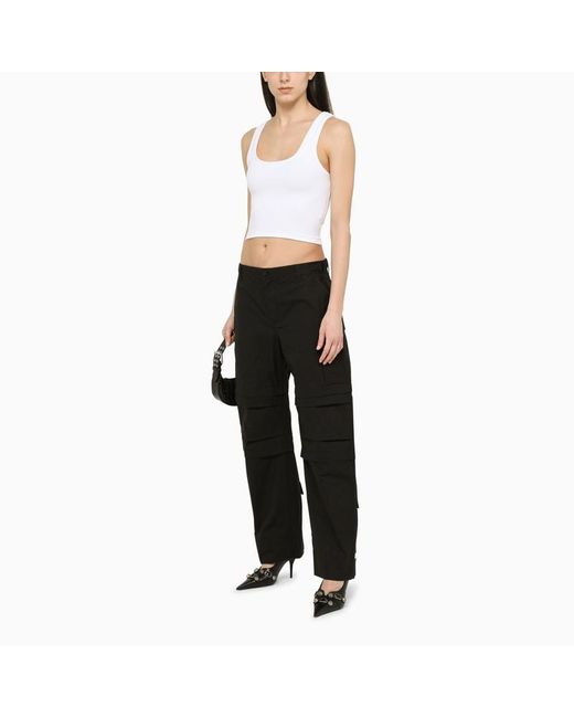 Wardrobe NYC Black Low-Rise Pocket Casual Pants