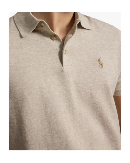 Polo Ralph Lauren White Pony-Embroidered Polo Shirt for men
