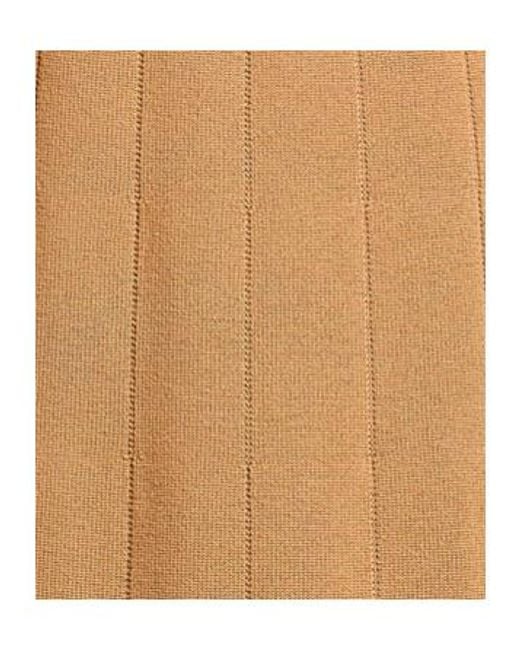 Max Mara Natural Solid-Color Wool Dress