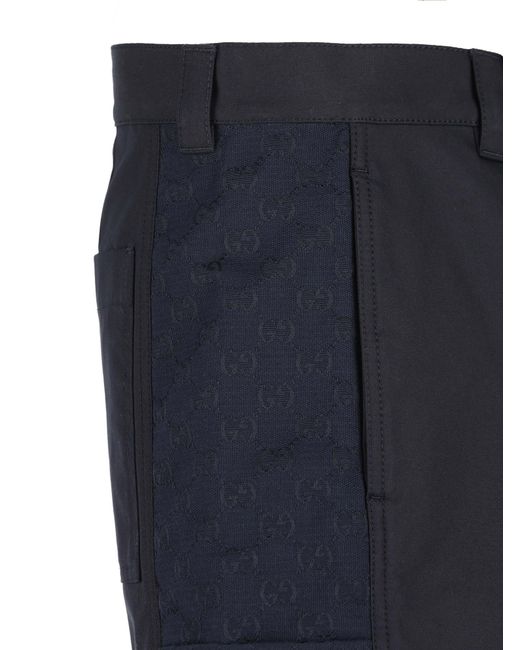 Gucci Blue Tailored Bermuda Shorts for men