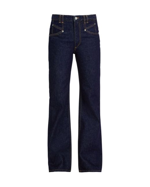 Isabel Marant Blue Straight Jeans