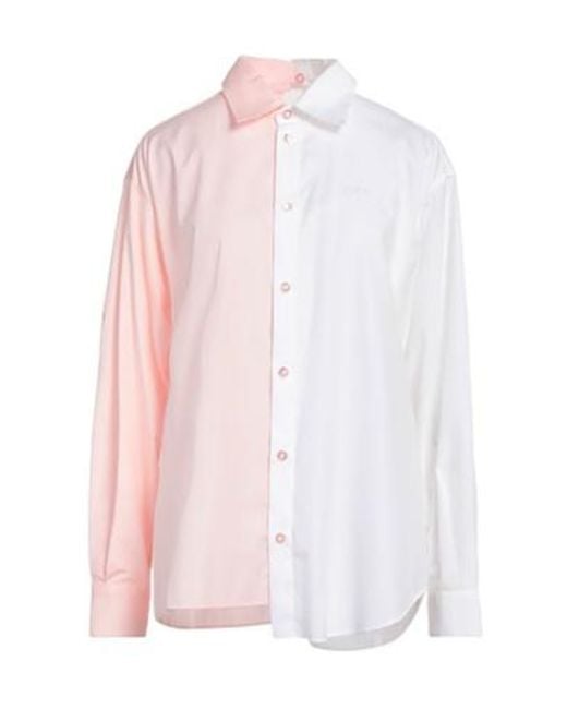 Marni Pink Two-Tone Long Sleeve Blouse