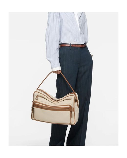 Acne Natural Camero Camera Canvas Bag