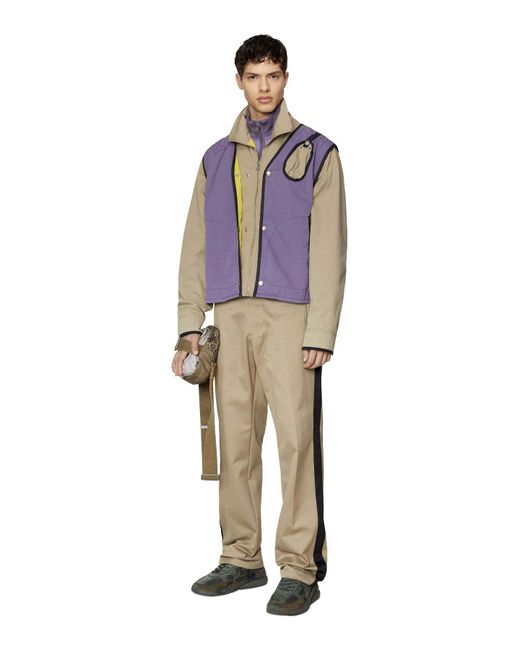 DIESEL Natural Logo Casual Pants for men