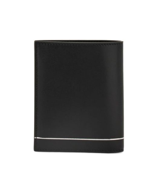 Ferragamo Black Gancini Credit Card Holder for men