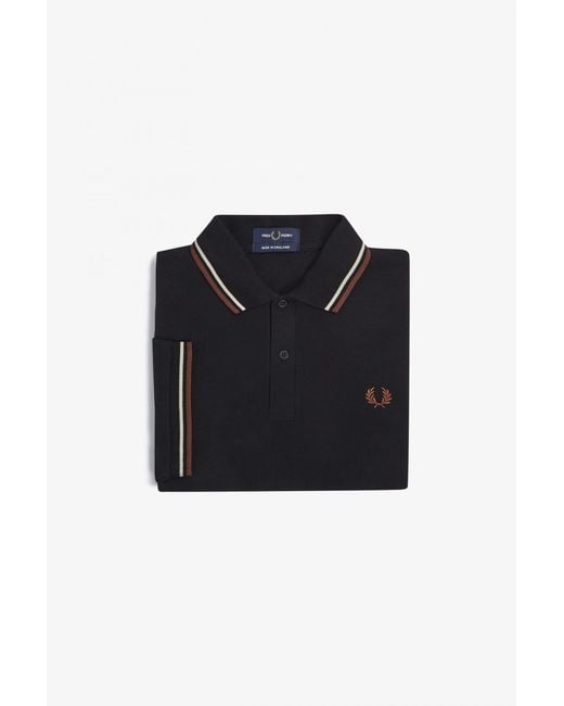 Fred Perry Black Polo Shirt for men