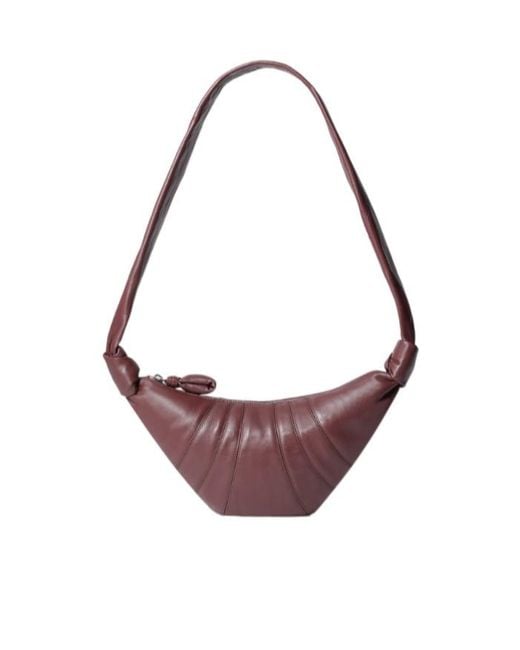 Lemaire Purple Small Croissant Bag