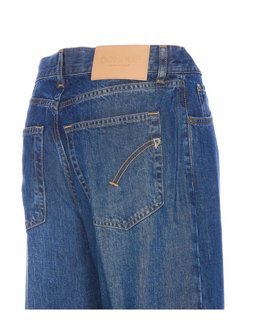 Dondup Blue Wide Leg Jeans