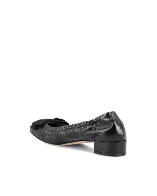 Prada Black Bow-Detail Pumps