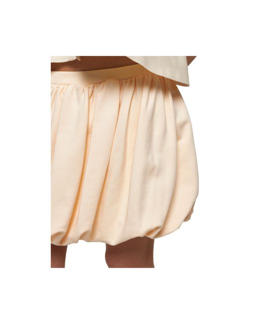 Marni Natural Pleated Mini Skirt
