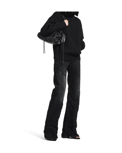 Balenciaga Black Wide Leg Pants