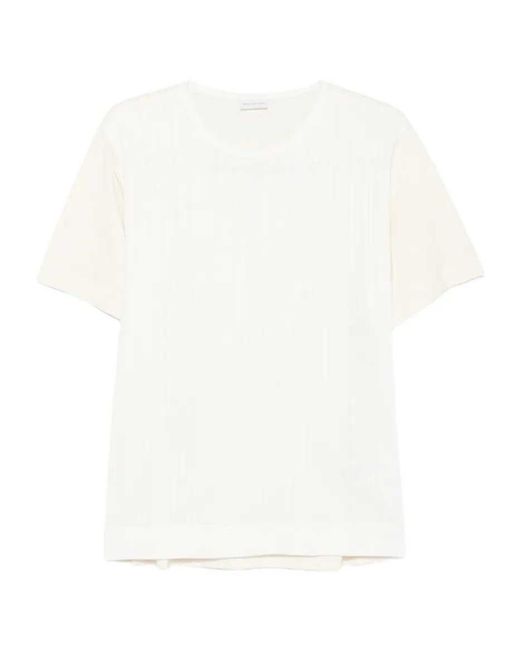 Dries Van Noten White Short-Sleeve T-Shirt for men