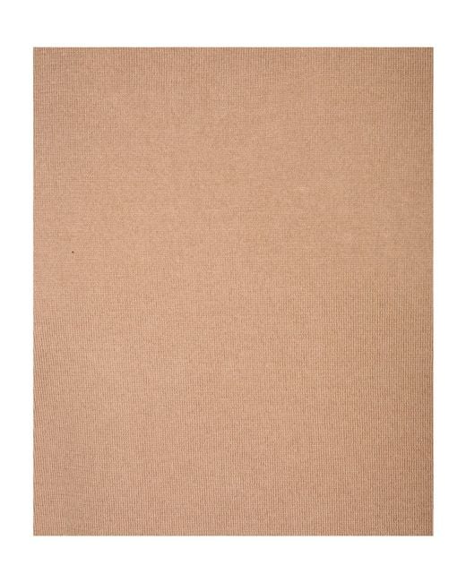 Zegna Natural Fine Knit Short-Sleeve T-Shirt for men
