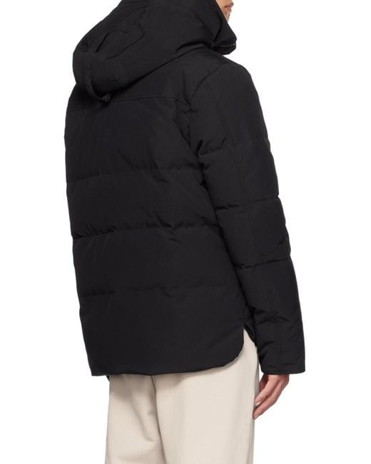 Canada Goose Black Macmillan Hooded Parka for men