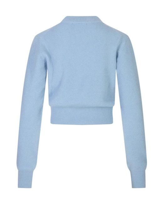 Malo Blue Long-Sleeved Sweater