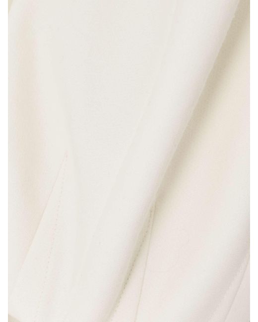 Gabriela Hearst White Waverly Crew Neck Top
