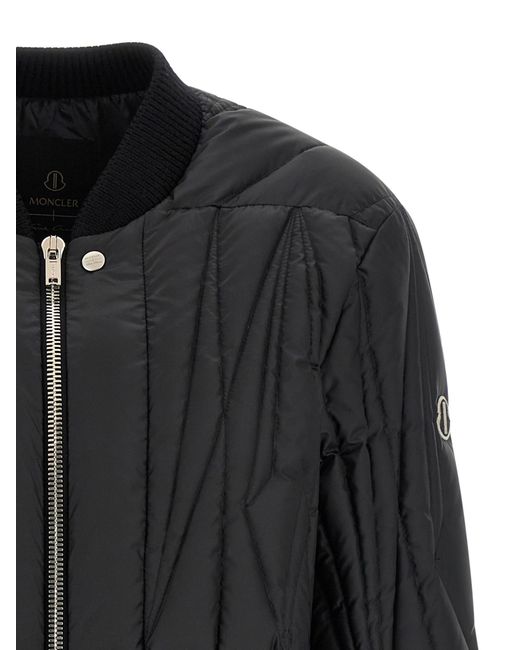 Moncler Black Moncler 'Geocamo Flight' Long-Sleeved Down Jacket for men