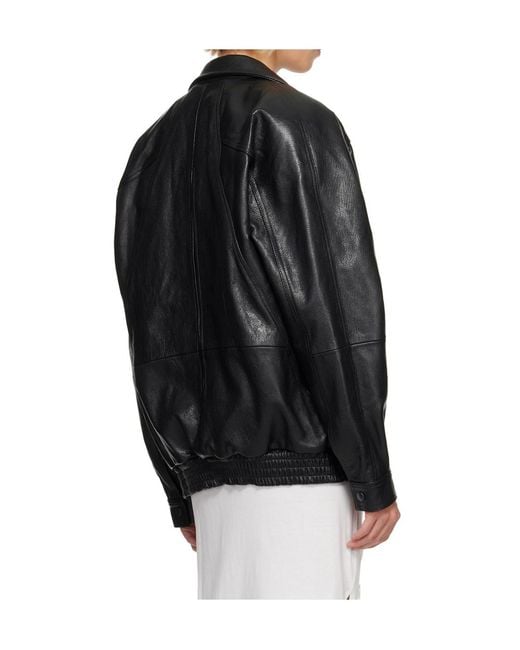 Conner Ives Black Batwing Leather Jacket