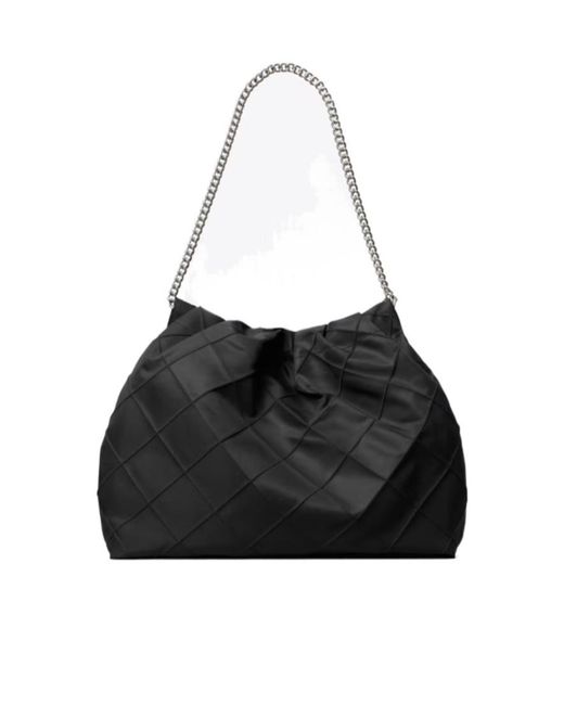 Tory Burch Black Fleming Hobo Bag