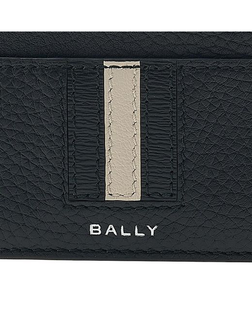 Bally Black Logo Card Bag for men