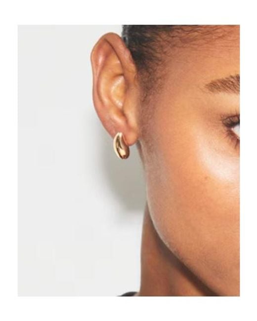 Tory Burch Metallic Wave Mini Earrings