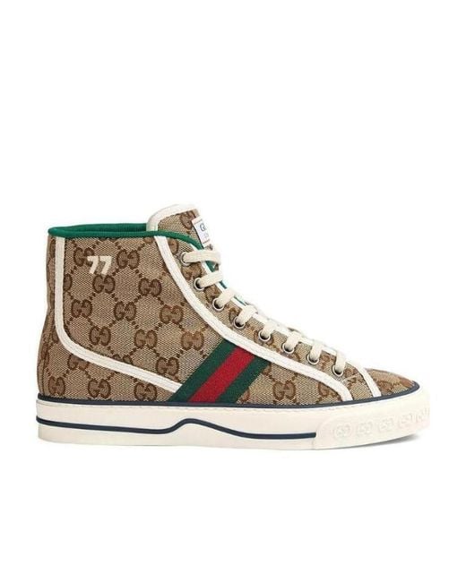 Gucci Natural Tennis 1977 High-Top Sneakers