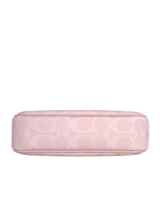 COACH Pink Logo Shoulder Bag