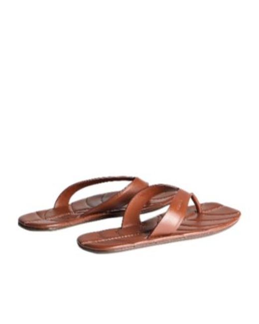 J.W. Anderson Brown Jw Anderson Leaf Slides for men