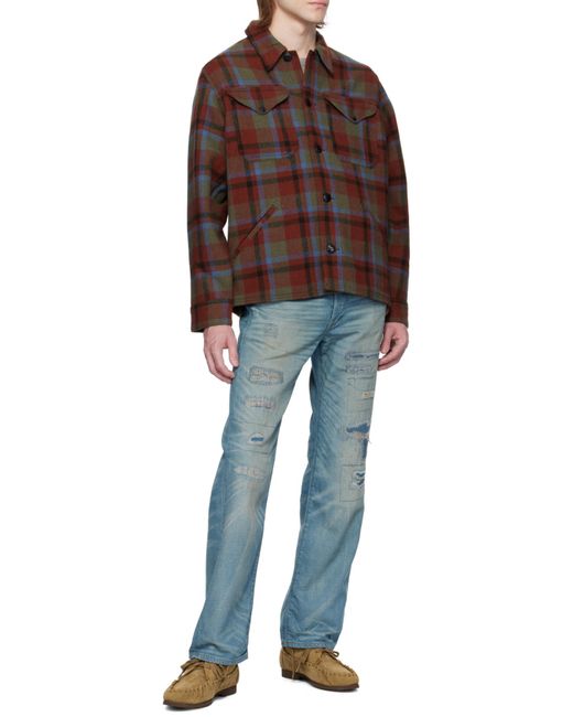 RRL 5-Pocket Plainfield Selvedge Jeans in Blue for Men | Lyst