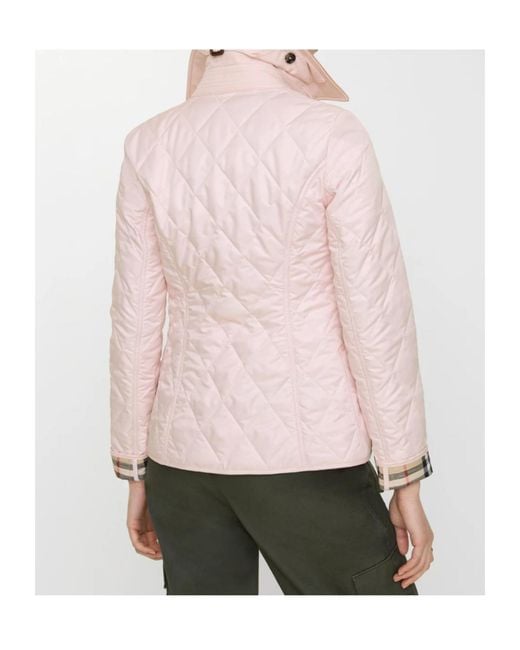 Burberry Pink Fernleigh Jacket Mallow