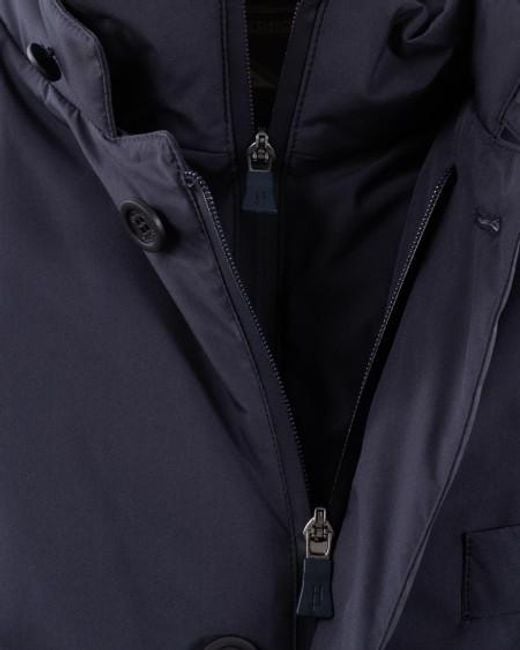 Herno Blue Padded Jacket for men