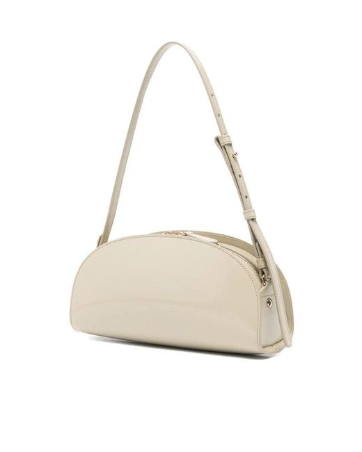 A.P.C. Natural Adjustable-Strap Half-Moon Shoulder Bag