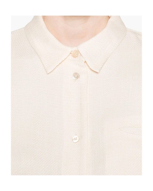 Forte_forte White Slubbed Shirt