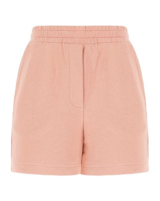 Dolce & Gabbana Pink Dg Logo Embroidered Track Shorts
