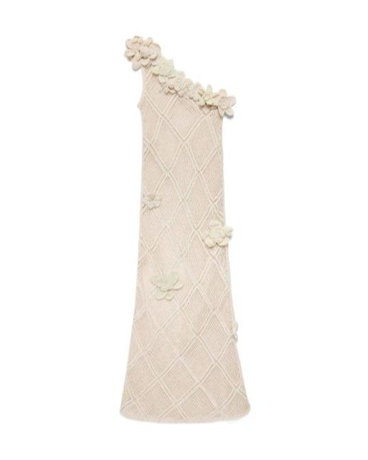 J.W. Anderson White Floral Crochet Dress