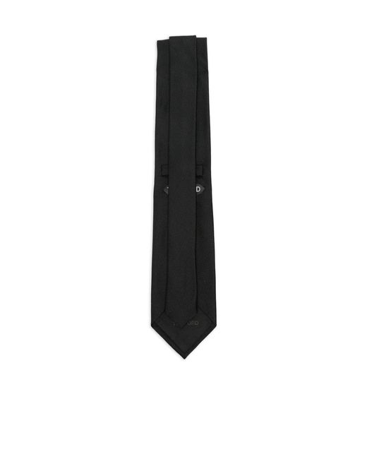 Tom Ford Black Silk Tie for men