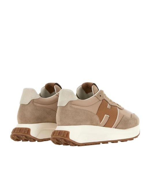Hogan Natural H641 Lace-Up Sneakers