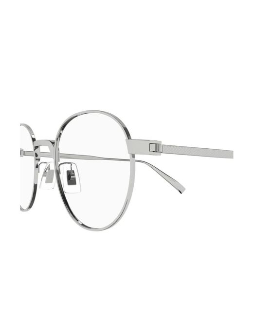 Dunhill White Round-Frame Glasses for men