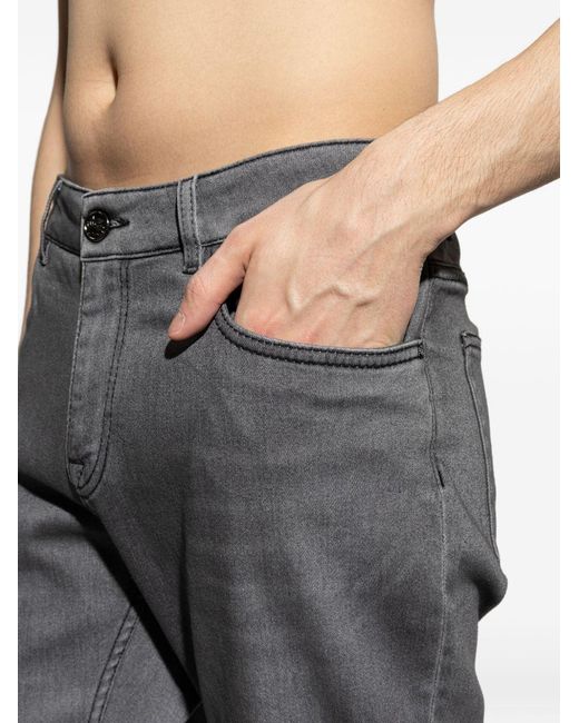 Etro Gray Slim Fit Jeans for men